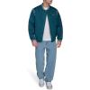 Champion mens Lightweight Varsity Bomber Jacket(Deep Teal)