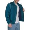 Champion mens Lightweight Varsity Bomber Jacket(Deep Teal)
