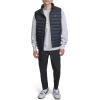 Champion mens Packable Puffer Vest With Stand Collar(Black)