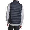 Champion mens Packable Puffer Vest With Stand Collar(Black)