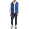 Champion mens Packable Puffer Vest With Stand Collar(Blue)