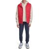 Champion mens Packable Puffer Vest With Stand Collar(Chili Pepper)