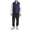 Champion mens Packable Puffer Vest With Stand Collar(Peacoat)