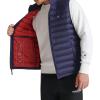 Champion mens Packable Puffer Vest With Stand Collar(Peacoat)