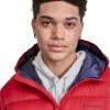 Champion mens Performance Lightweight Puffer Jacket With Hood(Chili Pepper)
