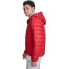 Champion mens Performance Lightweight Puffer Jacket With Hood(Chili Pepper)
