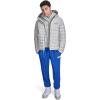 Champion mens Performance Lightweight Puffer Jacket With Hood(Ice)