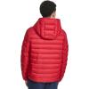 Champion mens Performance Lightweight Puffer Jacket With Hood(Midnight/Ice/Red)