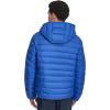 Champion mens Performance Lightweight Puffer Jacket With Hood(Royal Blue Combo)
