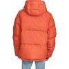 Champion mens Quilted Full-zip Hooded Puffer Jacket(Orange)