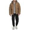 Champion mens Quilted Full-zip Hooded Puffer Jacket(Otter Patch Pocket)