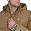 Champion mens Quilted Full-zip Hooded Puffer Jacket(Otter Patch Pocket)