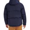 Champion mens Quilted Full-zip Hooded Puffer Jacket(Peacoat)