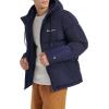 Champion mens Quilted Full-zip Hooded Puffer Jacket(Peacoat)