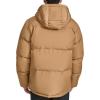 Champion mens Quilted Full-zip Hooded Puffer Jacket(Tobacco)