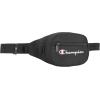 Champion unisex adult Waist Pack, Black/White Logo, One Size US
