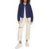 Champion womens Cropped Coached Jacket(Medieval Blue)