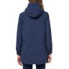 Champion womens Hooded Cinch Waist Rain Jacket(Peacoat)