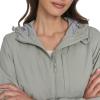 Champion womens Hooded Cinch Waist Rain Jacket(Wrought Iron)