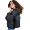 Champion womens Quilted Coat Packable Puffer Jacket With Hood(Black)