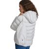 Champion womens Quilted Coat Packable Puffer Jacket With Hood(Marshmallow)