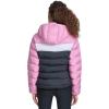 Champion womens Quilted Coat Packable Puffer Jacket With Hood(Mauve/Navy Combo)