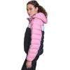 Champion womens Quilted Coat Packable Puffer Jacket With Hood(Mauve/Navy Combo)