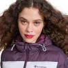 Champion womens Quilted Coat Packable Puffer Jacket With Hood(Plum Perfect Combo)