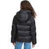 Champion womens Quilted Mid-weight Puffer Jacket With Hood(Black)