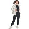 Champion womens Quilted Mid-weight Puffer Jacket With Hood(Marshmallow)