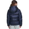 Champion womens Quilted Mid-weight Puffer Jacket With Hood(Navy)