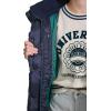 Champion womens Quilted Mid-weight Puffer Jacket With Hood(Navy)