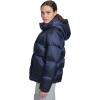 Champion womens Quilted Mid-weight Puffer Jacket With Hood(Navy)