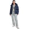 Champion womens Quilted Mid-weight Puffer Jacket With Hood(Navy)