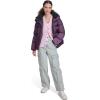 Champion womens Quilted Mid-weight Puffer Jacket With Hood(Plum Perfect)