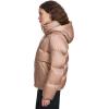 Champion womens Quilted Mid-weight Puffer Jacket With Hood(Warm Taupe)