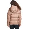Champion womens Quilted Mid-weight Puffer Jacket With Hood(Warm Taupe)