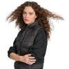 Champion womens Quilted Packable Puffer Vest(Black)