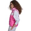 Champion womens Quilted Packable Puffer Vest(Pink Combo)