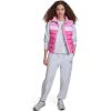 Champion womens Quilted Packable Puffer Vest(Pink Combo)