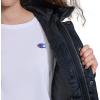 Champion womens Quilted Snorkel Puffer Jacket With Hood(Black)