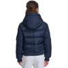 Champion womens Quilted Snorkel Puffer Jacket With Hood(Navy)