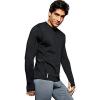 Duofold Men’s Mid Weight Fleece Lined Thermal Shirt(Black)