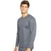 Duofold Men’s Mid Weight Varitherm Crew Neck Thermal Shirt(Smoked Pearl)