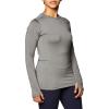 Duofold Women’s Mid Weight Fleece Lined Thermal Shirt(Thundering Gray)