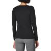 Duofold Women’s Mid Weight Wicking Thermal Shirt(Black)