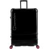 Champion 3-Piece Luggage Set – 21” 25” 29” Hardshell Suitcases with 8 Spinner Wheels – Expandable Carry-On & Checked Luggage – Durable ABS Material – Travel Bags – With TSA Lock – Astral(Black)