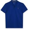 Champion Boys’ Athletic Short Sleeve Polo Shirt with Moisture Wicking Stretch Fabric(Blue Surf)