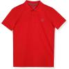 Champion Boys’ Athletic Short Sleeve Polo Shirt with Moisture Wicking Stretch Fabric(Lychee Red)