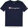 Champion Boys Champion Boys Tee Shirt Short Sleeve Logo T-Shirt for Kids(Signature Dark Navy)